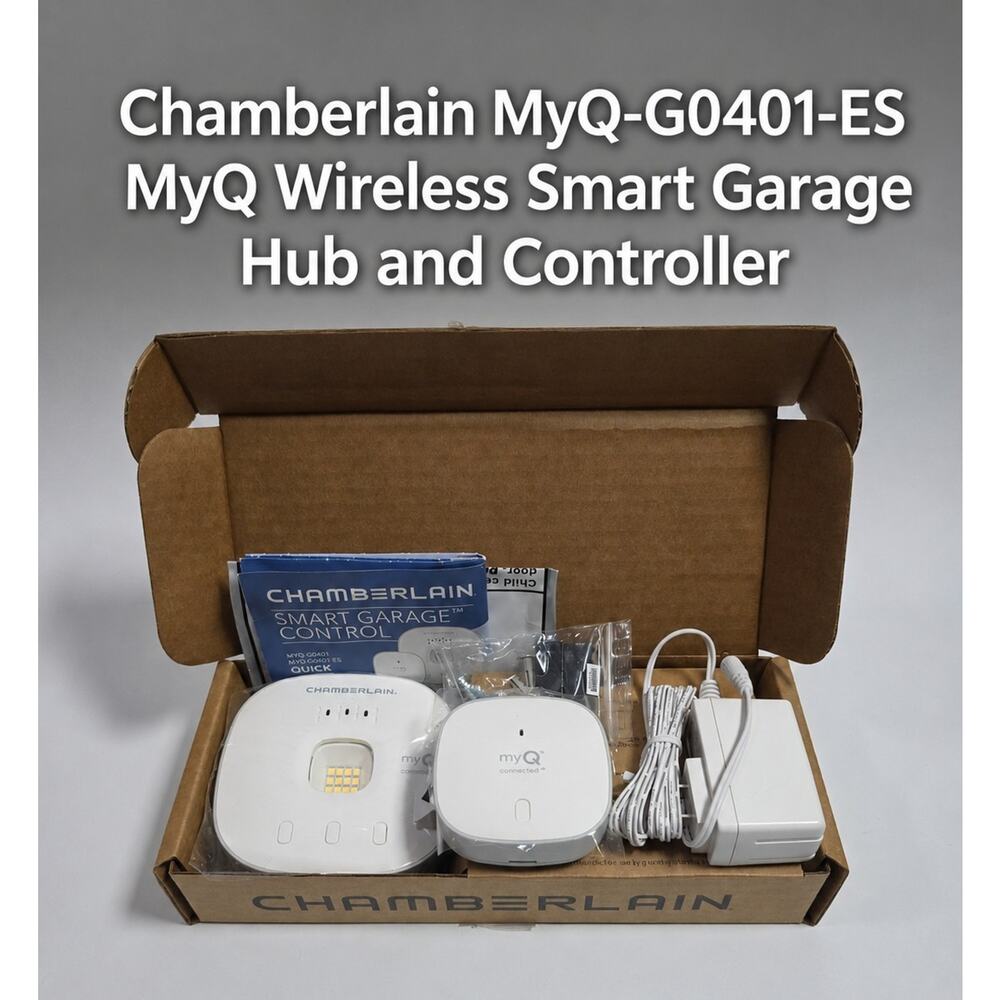 Chamberlain MyQ-G0401-ES MyQ Wireless Smart Garage Hub and Controller